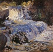 John Henry Twachtman THe Waterfall Sweden oil painting artist
